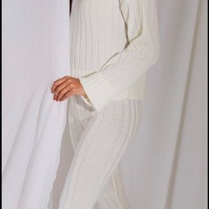 Cream sweater set from pretty little thing